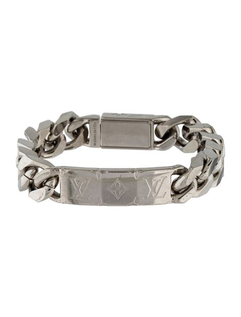 bracciale louis vuitton uomo in pelle|Louis Vuitton monogram chain bracelet.